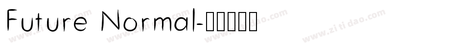 Future Normal字体转换